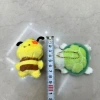 Magnet turtle, little bee mascot, animal plush toy, souvenir doll, cartoon peripheral pendant, plush doll pendant, keychain, cloth doll pendant, cute decoration gift, claw machine factory direct sales Specification image